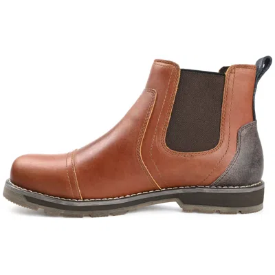 Territory Men's Holloway Cap Toe Chelsea Boots In Brown