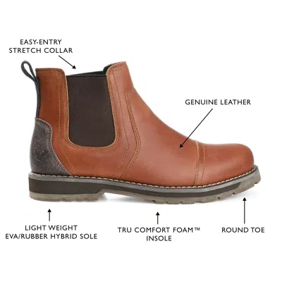 Territory Men's Holloway Cap Toe Chelsea Boots In Brown