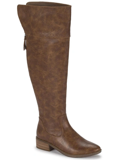 Shop Baretraps Marcela Womens Textured Tall Over-the-knee Boots In Brown