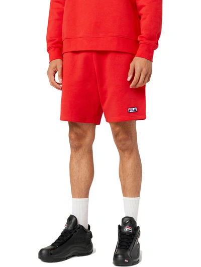 Shop Fila Kylan Mens Comfy Cozy Shorts In Red