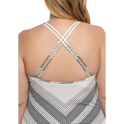 Shop Tart Plus Harper Womens Criss-cross Back Sheath Dress In Multi