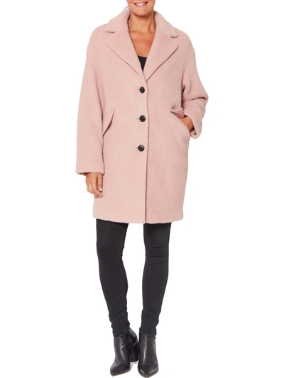 Shop Sanctuary Womens Winter Cold Weather Wool Coat In Pink