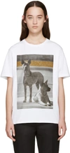 PALM ANGELS White Dogs T-Shirt