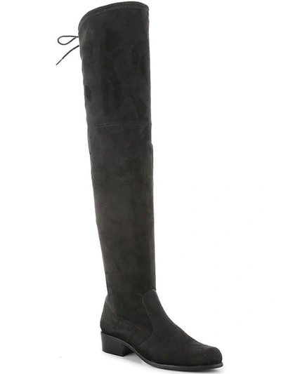 Shop Charles By Charles David Gravity Womens Faux Suede Wide Calf Over-the-knee Boots In Grey