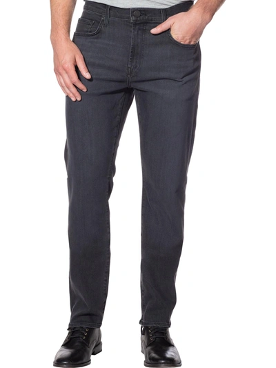 Shop J Brand Tyler 32" Mens Denim Slim Fit Straight Leg Jeans In Grey