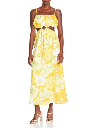 Shop Faithfull The Brand El Rio Womens Sleeveless Cut-out Maxi Dress In Multi