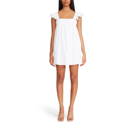 Shop Bb Dakota By Steve Madden On The Square Womens Embroidered Sleeveless Cocktail And Party Dress In White