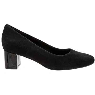 Shop Trotters Kari Womens Block Heel Pointed Toe Pumps In Black