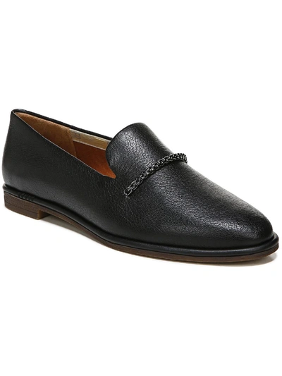 Shop Franco Sarto Hanah Womens Leather Slip On Loafers In Black