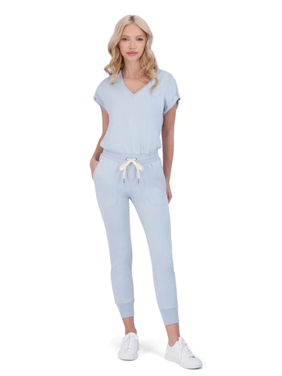 Shop N:philanthropy Lawes Womens Lounge Casual Jumpsuit In Blue
