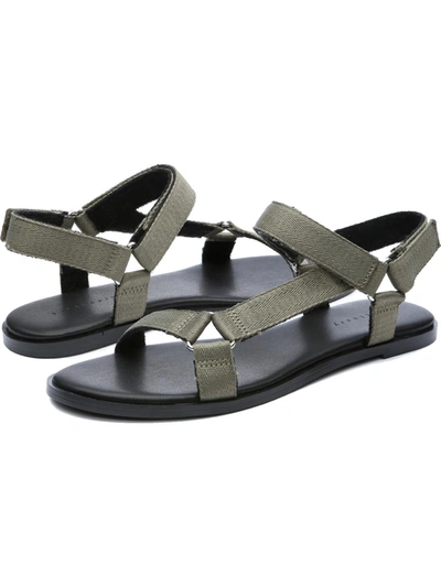 Shop Sanctuary Sway Womens Strappy Ankle Flat Sandals In Grey