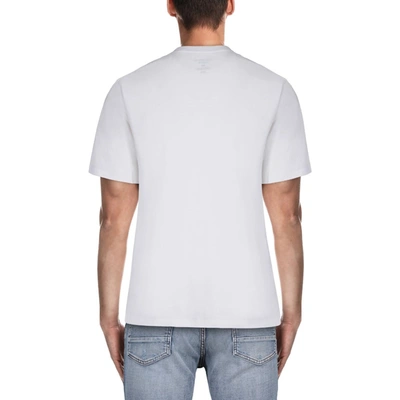 Shop Silver Jeans Co. Mens Organic Cotton Printed Graphic T-shirt In White