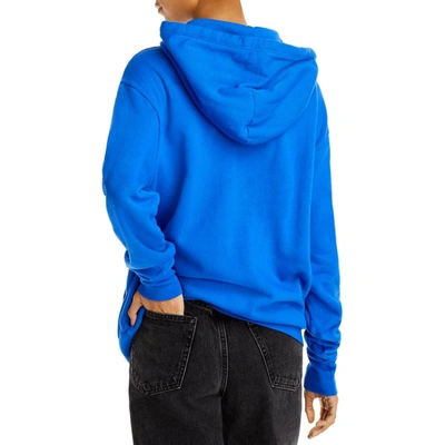 Shop Bloomie's Womens Printed Pullover Hooded Sweatshirt In Blue