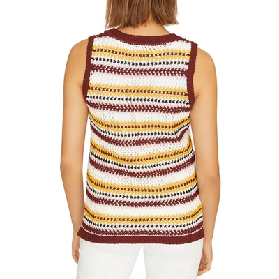 Sanctuary Womens Crochet Hi-low Tank Top In Multi