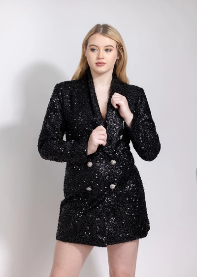 Shop Bereal Elinor Black Blazer Dress