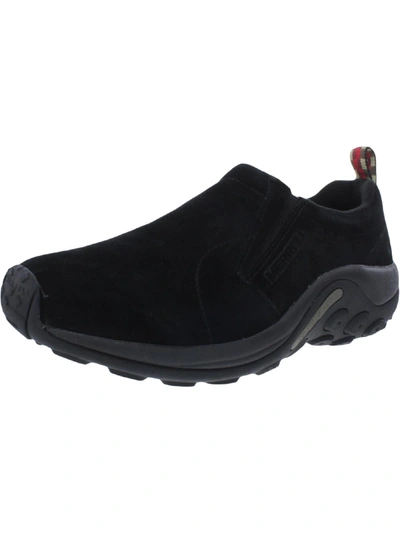 Shop Merrell Jungle Moc Mens Solid Comfort Slip-on Sneakers In Black