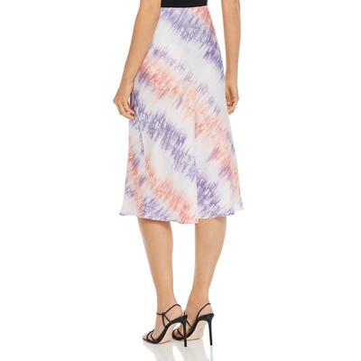 Shop Re:named Womens Slip Tie-dye Skirt In Pink