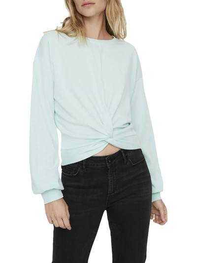Shop Aware By Vero Moda Katya Womens Comfy Cozy Sweatshirt In Blue