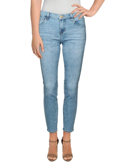 Shop J Brand 835 Womens Denim Light Wash Skinny Jeans In Blue
