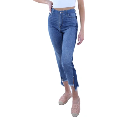 Shop Sam Edelman Mary Jane Womens High Rise Ankle Straight Leg Jeans In Blue