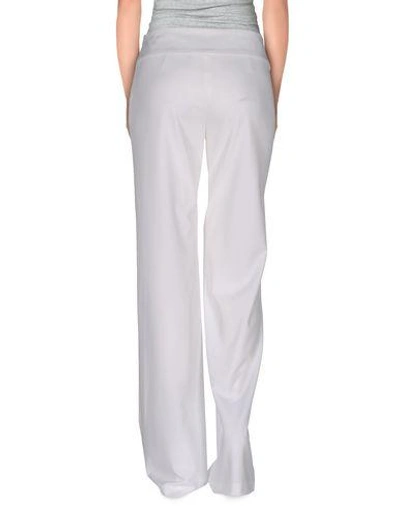 Shop Emporio Armani Casual Pants In White