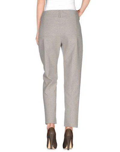 Shop Jil Sander Casual Pants In Light Grey