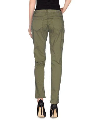 Shop Textile Elizabeth And James Casual Pants In Military Green