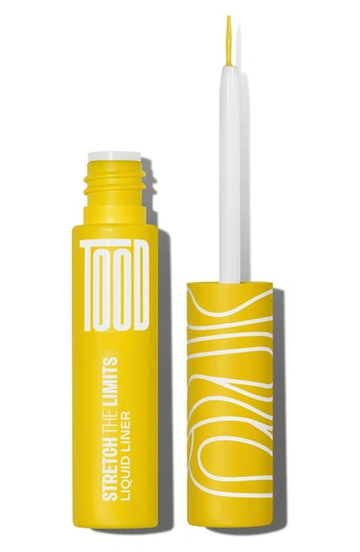 Shop Tood Stretch The Limits Liquid Eyeliner In Yellow