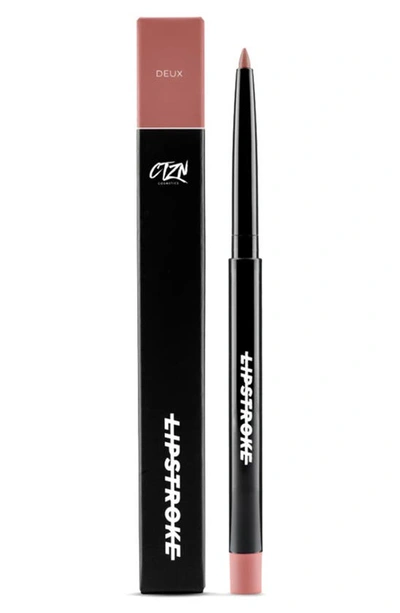 Shop Ctzn Cosmetics Lipstroke Waterproof Lip Liner In Deux