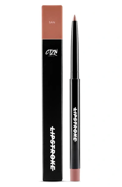 Ctzn Cosmetics Lipstroke Waterproof Lip Liner In San