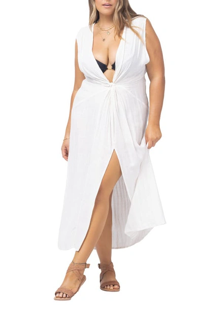 Shop L*space Down The Line Cover-up Dress In Cream