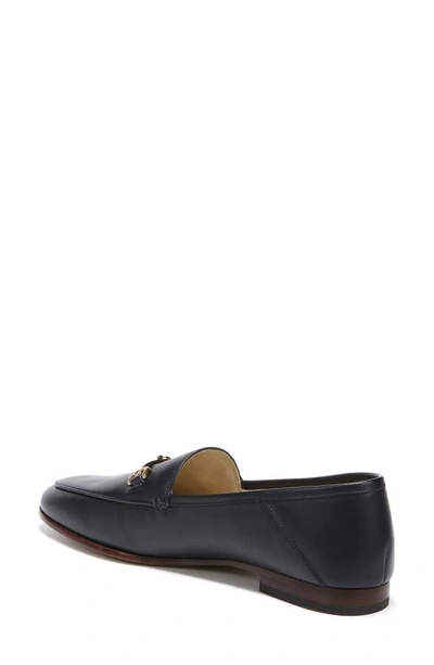 Shop Sam Edelman Loraine Bit Loafer In Baltic Navy Leather