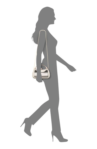 Nina Minaudière Top Handle Bag In Platino