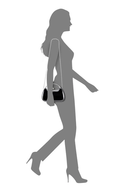 Nina Minaudière Top Handle Bag In Black