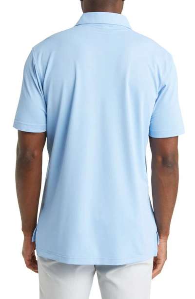 Shop Peter Millar Solid Performance Polo In Cottage Blue