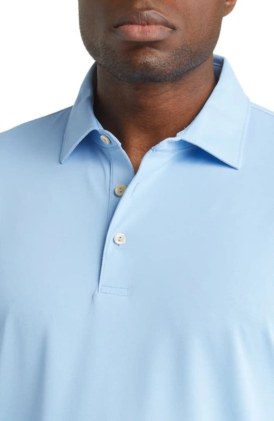Shop Peter Millar Solid Performance Polo In Cottage Blue