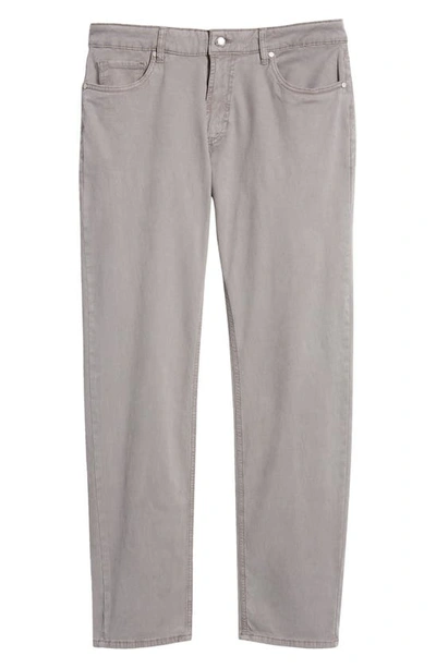 Peter Millar Crown Crafted Wayfare Five Pocket Pants In Light Grey