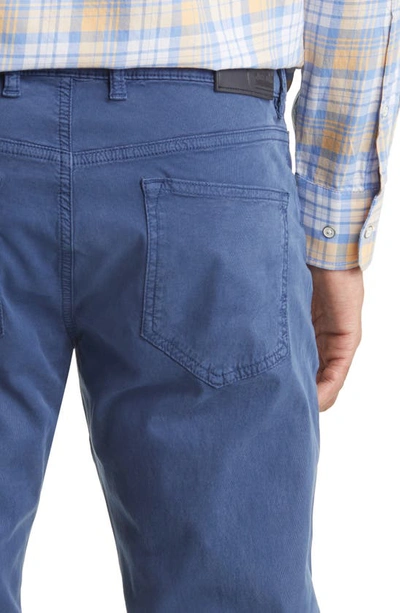 Shop Peter Millar Crown Crafted Wayfare Five Pocket Pants In Riviera Blue
