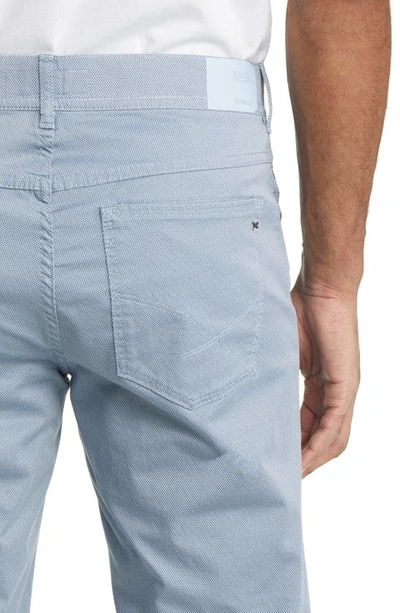 Shop Brax Cooper Microprint Ultralight Five-pocket Pants In Anchor