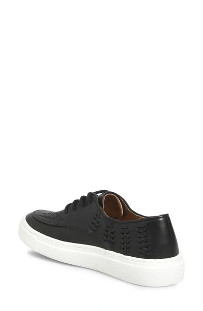 Shop Comfortiva Thayer Apron Toe Sneaker In Black