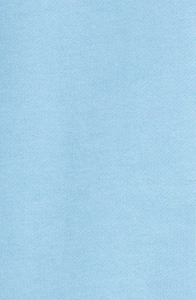 Shop Amiri Zoltar Logo Cotton Hoodie In Carolina Blue
