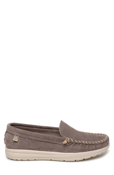 Shop Minnetonka Discover Classic Water Resistant Loafer In Grey
