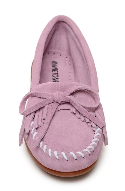 Shop Minnetonka Kilty Driving Loafer In Orchid