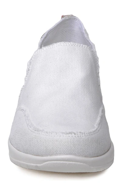 Shop Minnetonka Expanse Slip-on Sneaker In White