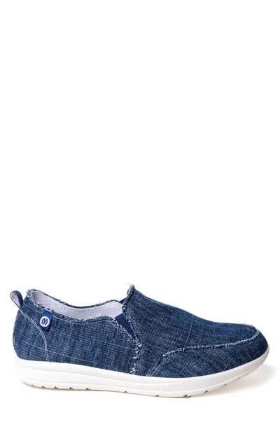 Shop Minnetonka Expanse Slip-on Sneaker In Blue Denim