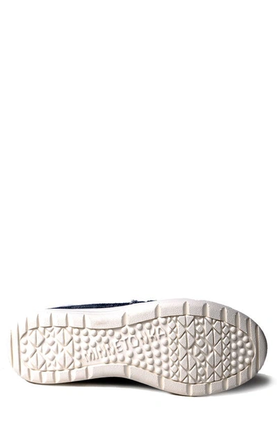 Minnetonka Expanse Slip-on Sneaker In Blue Denim