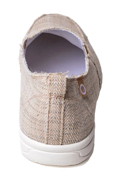 Shop Minnetonka Expanse Slip-on Sneaker In Tan Herringbone