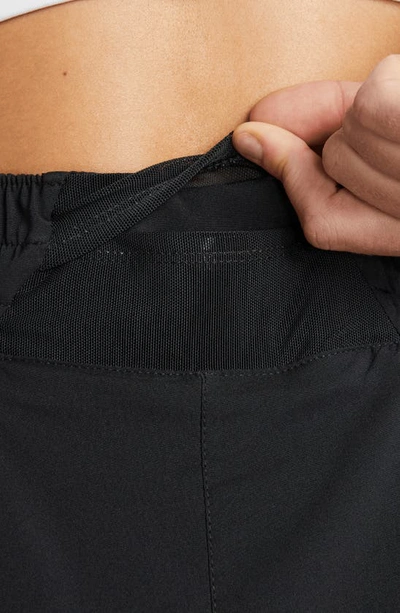 Nike Women's One Dri-fit High-waisted 3" 2-in-1 Shorts In Black