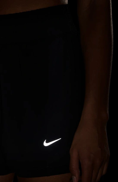 Shop Nike Dri-fit High Waist Shorts In Black
