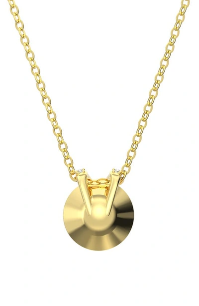 Shop Swarovski Bella Crystal Pendant Necklace In Gold